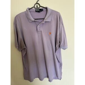 Polo Ralph Lauren Men's Classic Polo Shirt Short Sleeves Lavender - Large